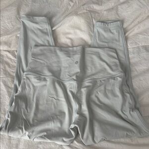 Lulu's Light Gray High-Waist Leggings